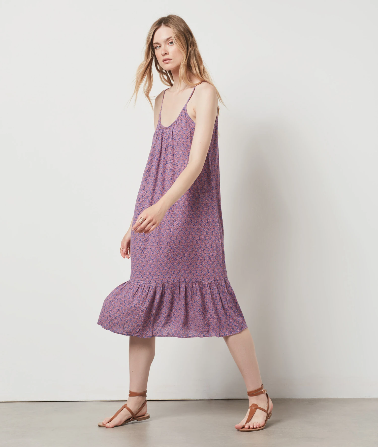 Robe Longue Imprimée IMP FOND MARINE 7 Robe Longue Imprimée IMP FOND MARINE – Bild 5