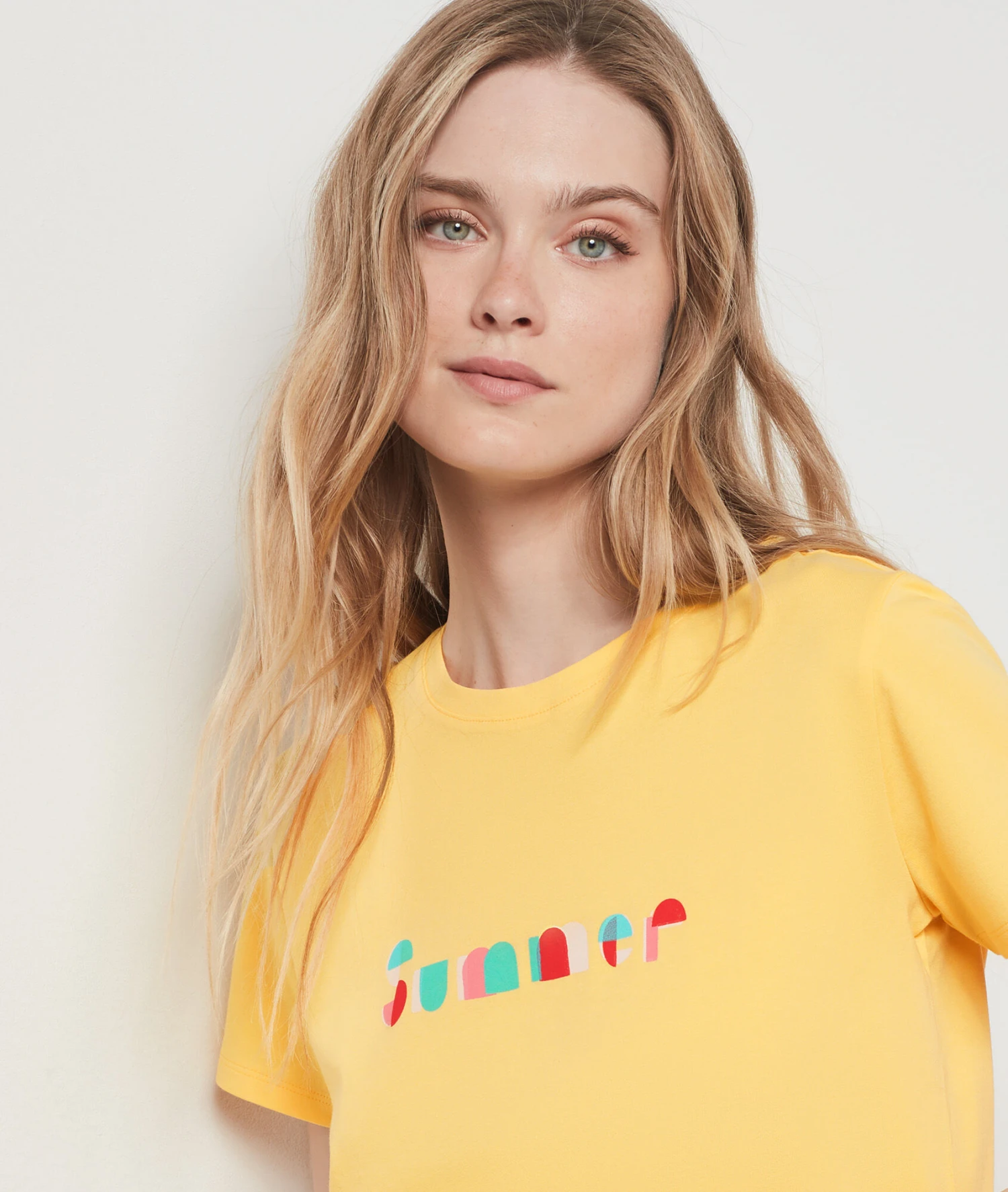 T-shirt Manches Courtes 100% Coton JAUNE 6 T-shirt Manches Courtes 100% Coton JAUNE – Bild 4