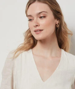 Robe Imprimée ECRU -Damen mode Geschaft 654149280 b