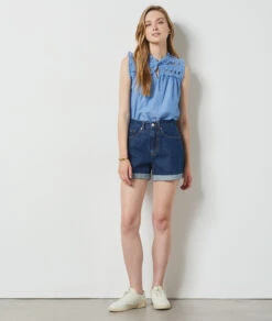 Débardeur 100% Coton BLEU 9 Débardeur 100% Coton BLEU -Damen mode Geschaft 654151022 6