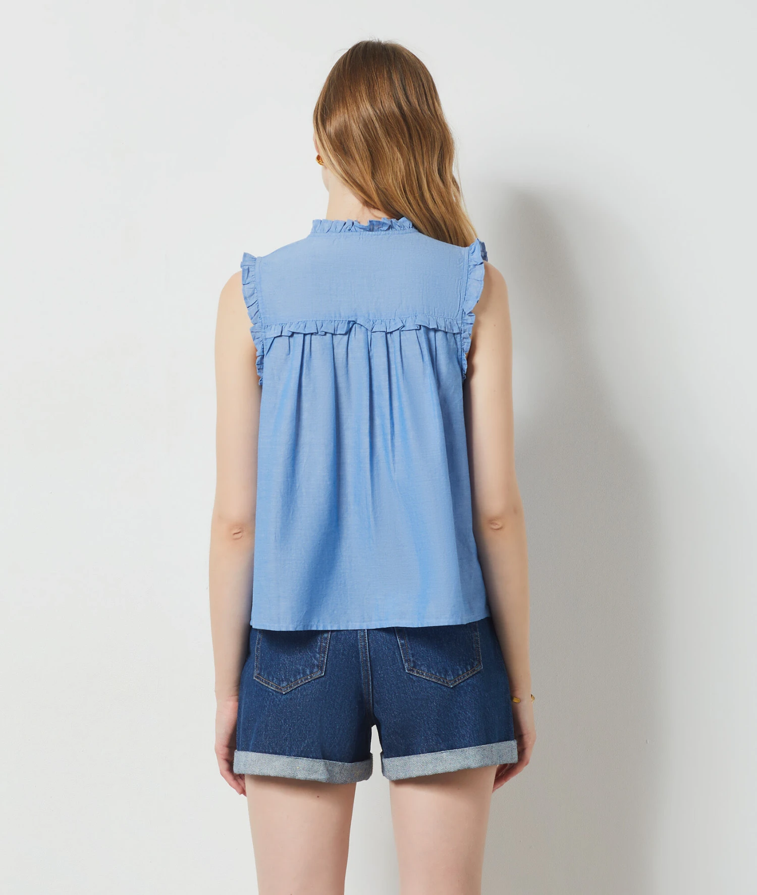 Débardeur 100% Coton BLEU 4 Débardeur 100% Coton BLEU – Bild 2