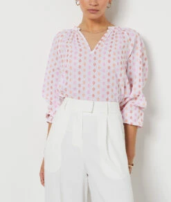 Hose Mit Weitem Schnitt ECRU -Damen mode Geschaft 654151280 b