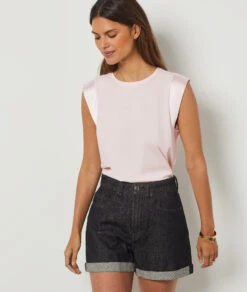 T-shirt Manches Courtes 100% Coton BLUSH 11 T-shirt Manches Courtes 100% Coton BLUSH -Damen mode Geschaft 654151594 c