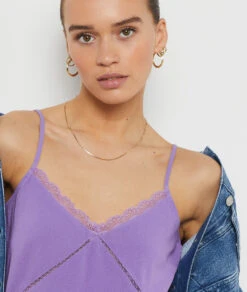 Caraco à Fines Bretelles PARME -Damen mode Geschaft 654152310 b