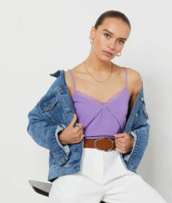 Caraco à Fines Bretelles PARME -Damen mode Geschaft 654152310 c