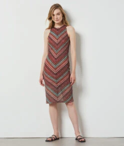 Robe En Maille Ajourée MARRON -Damen mode Geschaft 654153790 6