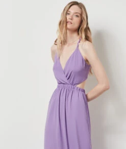 Robe Longue à Découpes PARME -Damen mode Geschaft 654191910 c