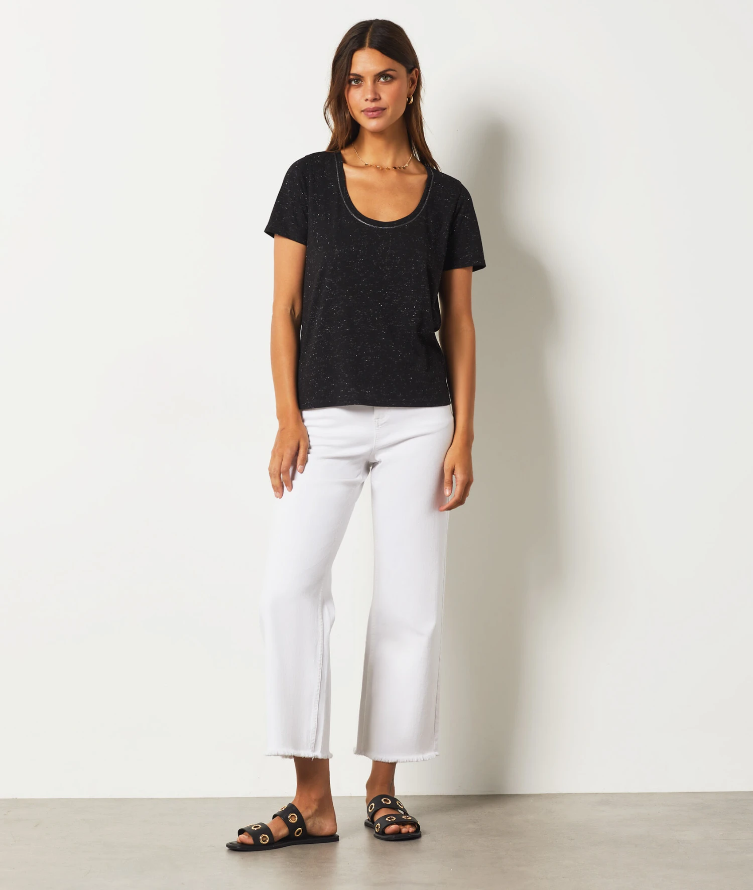 T-shirt Manches Courtes NOIR 5 T-shirt Manches Courtes NOIR – Bild 3