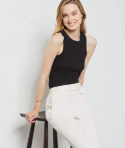 Pantalon Coupe Cigarette BLUSH -Damen mode Geschaft 654219094 c