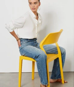 Dune Weit Geschnittene Jeans, 100 % Baumwolle BLAU -Damen mode Geschaft 654219522 b