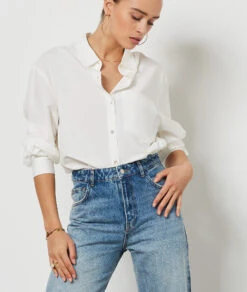 Dune Weit Geschnittene Jeans, 100 % Baumwolle BLAU -Damen mode Geschaft 654219522 c