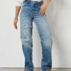 Dune Weit Geschnittene Jeans, 100 % Baumwolle BLAU -Damen mode Geschaft 654219522 x